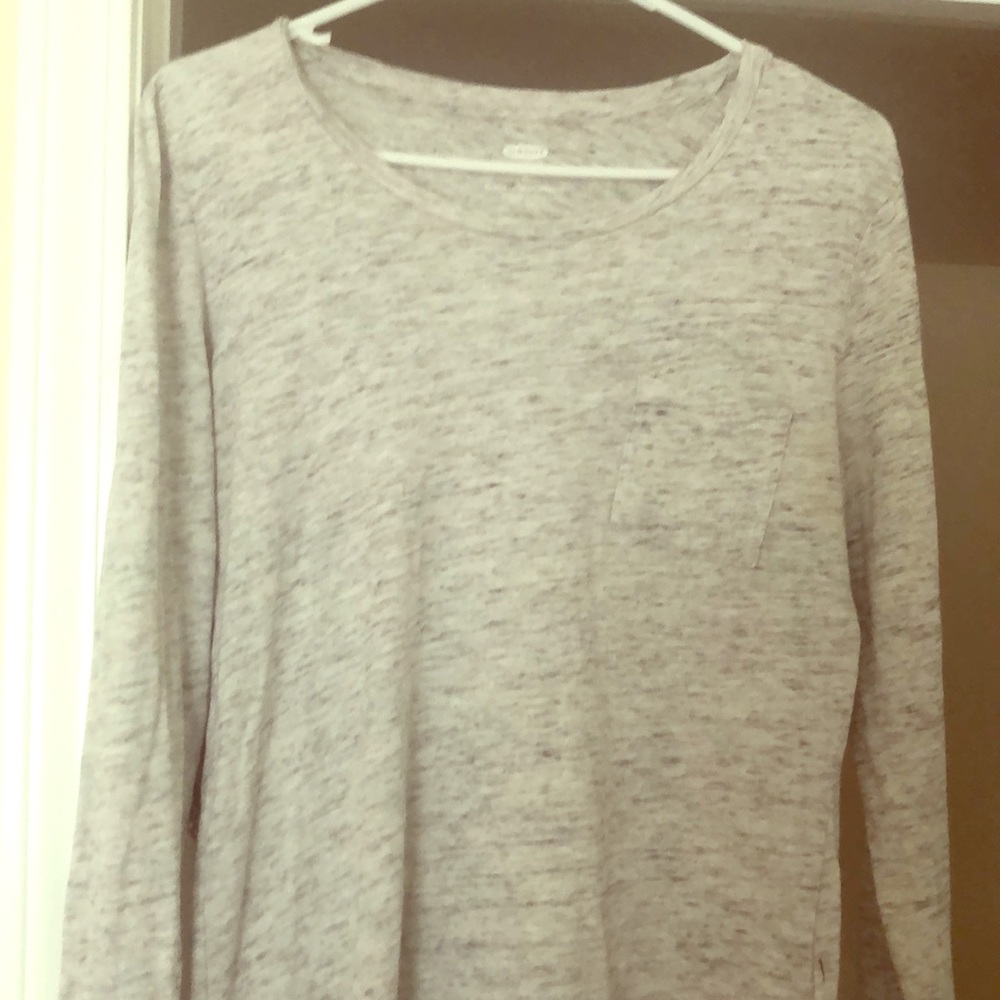 Long sleeve cotton tee